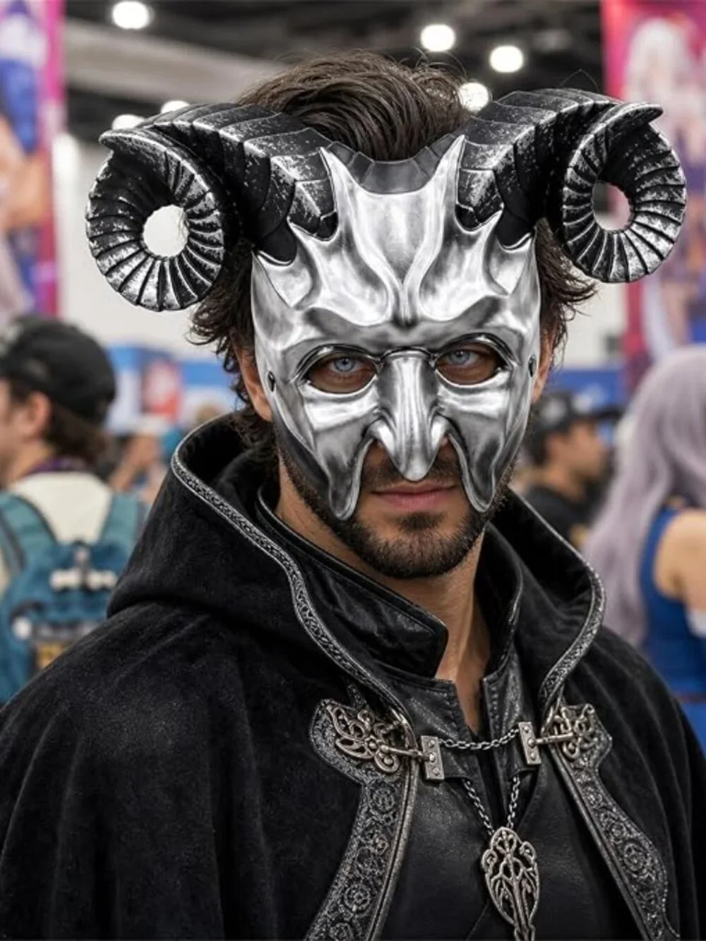 Devil Goat Horned Mask